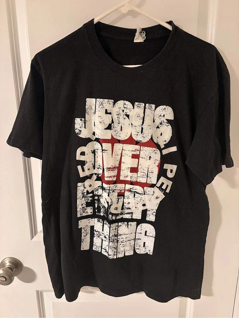 Red Hot Chili Peppers 2023 Global Stadium Tour T-Shirt with “Jesus Over Everythi